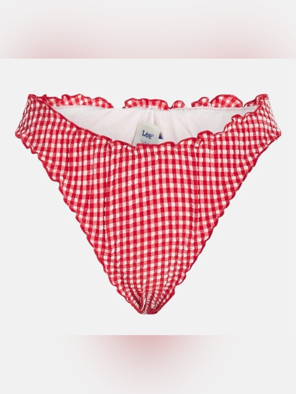 Lee x Kacey Musgraves Red Gingham Bikini Bottom